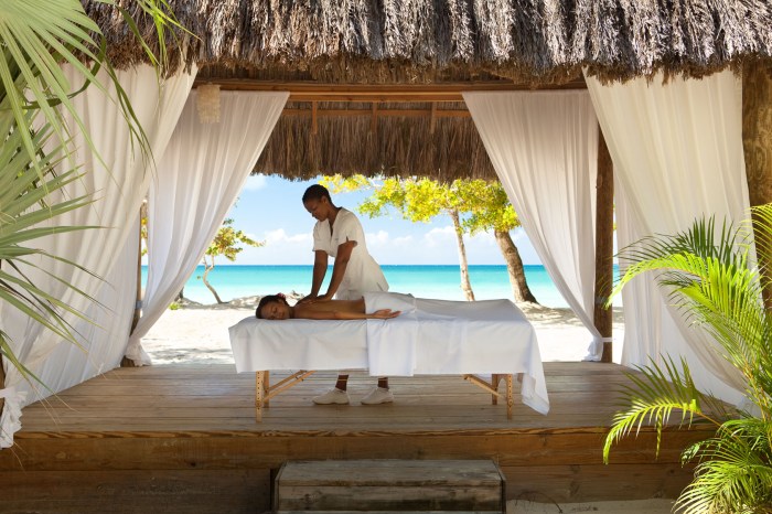 Spa couples getaway room springs palm jacuzzi two romance